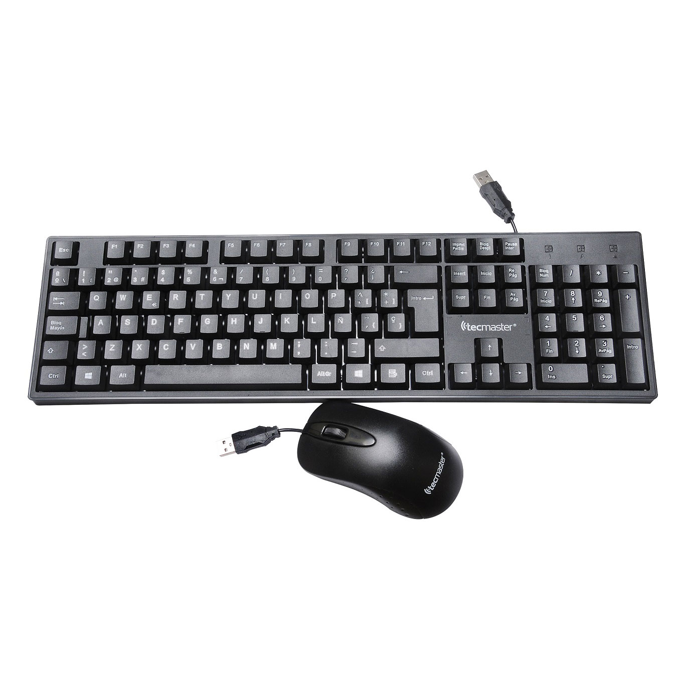 Combo Teclado y Mouse USB Tecmaster